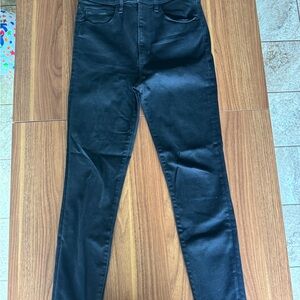 Abercrombie & Fitch Super Skinny Ultra High Rise Black Jeans 27/4 SHORT
